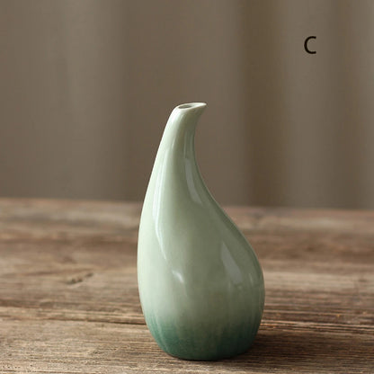 Minimalist Ceramic Vase Set - Elegant Home & Office Decoration